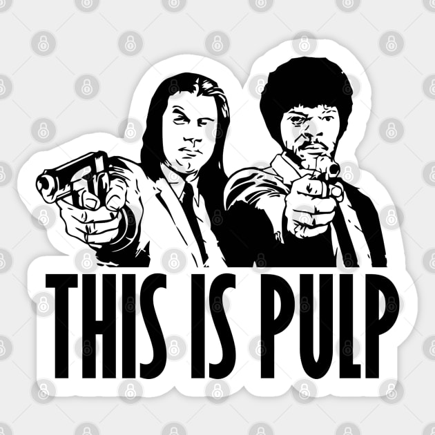 This is pulp Sticker by buby87